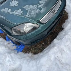 99-00 OEM Honda Civic Front End (Fenders, Headlights, Bumper, & Hood)