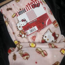 Hello Kitty Apples & Jam Blanket