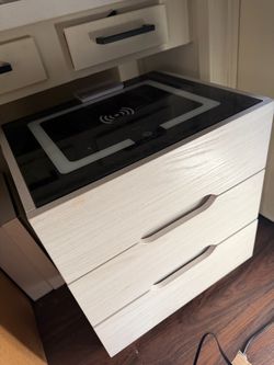Smart Nighstand with Wireless Charging