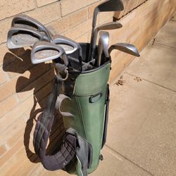 Golf Bag And Clubs