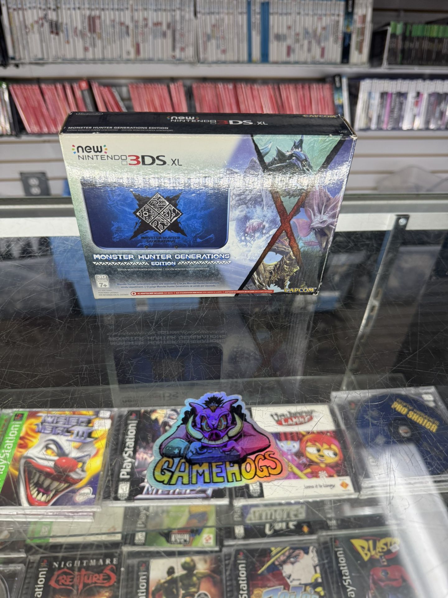 New 3DS XL Monster Hunter Edition $500 Gamehogs 11am-7pm