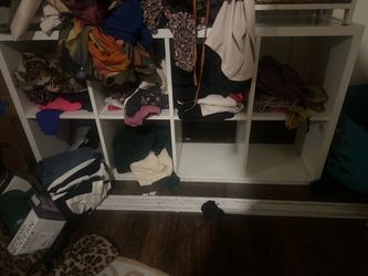 Storage cube shelf organizer