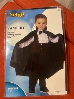 spirit Halloween toddler vampire costume