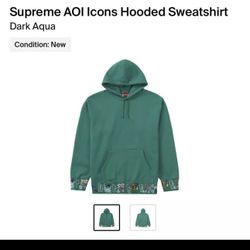 Supreme Hoodie, AOI, Limited Drop