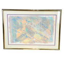 Limited Edition Framed and Signed Serigraph "Ice Cream Sundae" by Michael Schofield