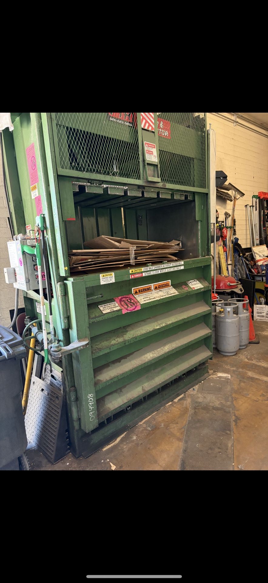 PTR Cardboard Baler Machine