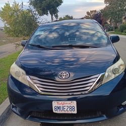 Toyota Sienna Limited  Blue. 