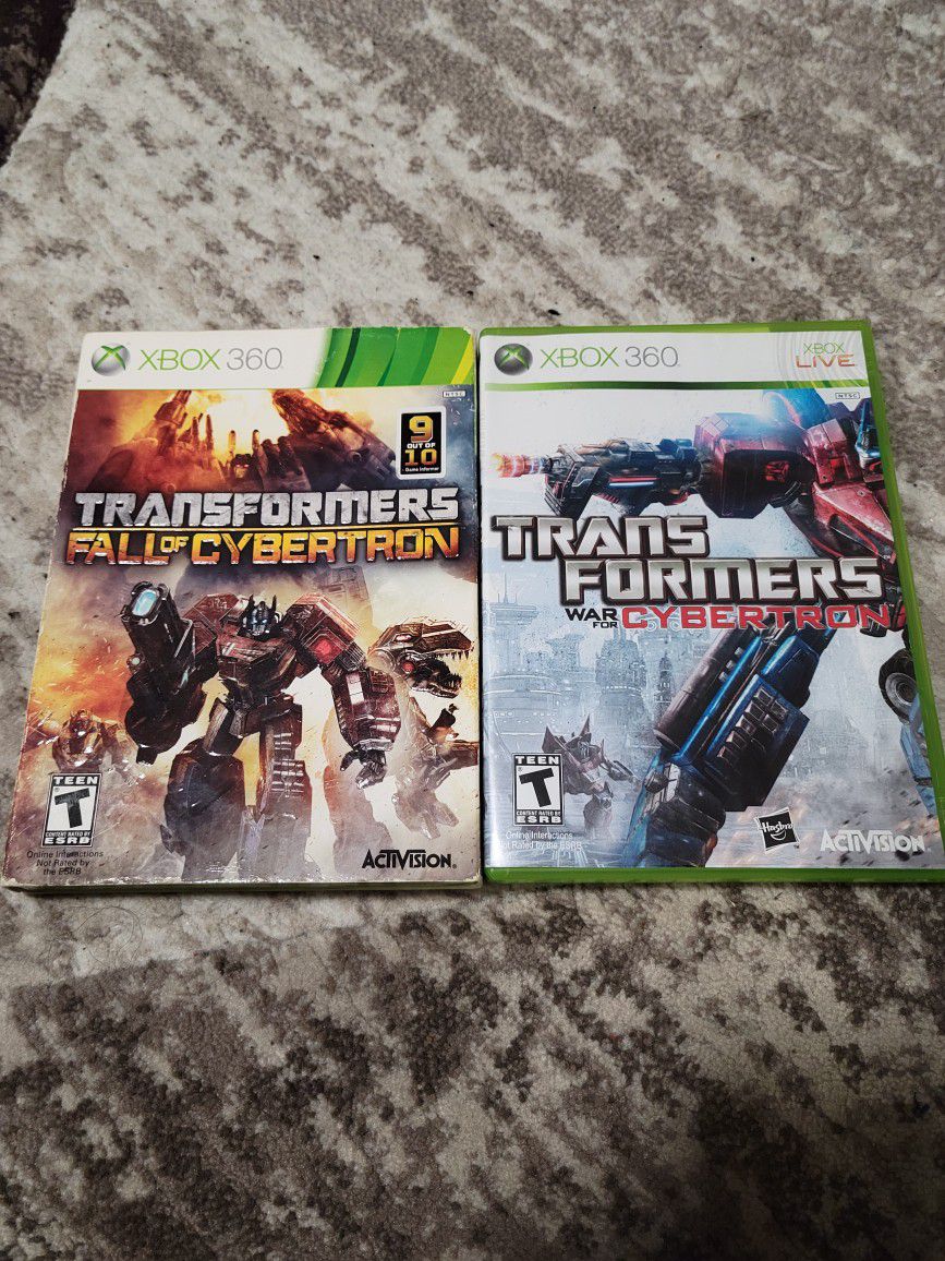 Transformers: War of Cybertron and Fall of Cybertron for Xbox 360