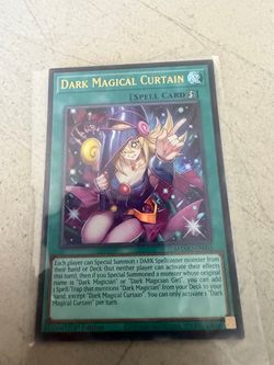 Dark magical curtain