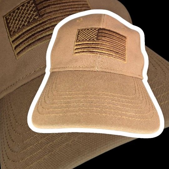Rothco Hook & Loop U.S. Flag Low Profile Cap in embroidered American flag