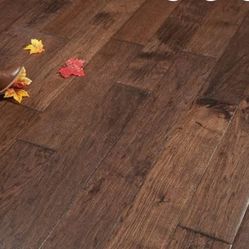 Vintage Barrel Hickory 3/4 in. T x 4 in. W Hand Scraped Solid Hardwood Flooring (16 sq.ft./case) 23 boxes 368 sq.ft total