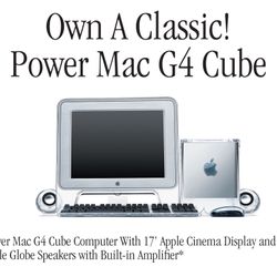 A fully functional G4 Power MAC Cube. A CLASSIC