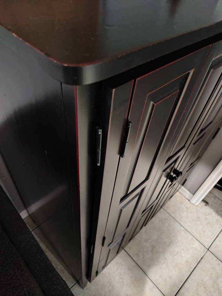 Antique Dresser And Cherry Tv  Center 