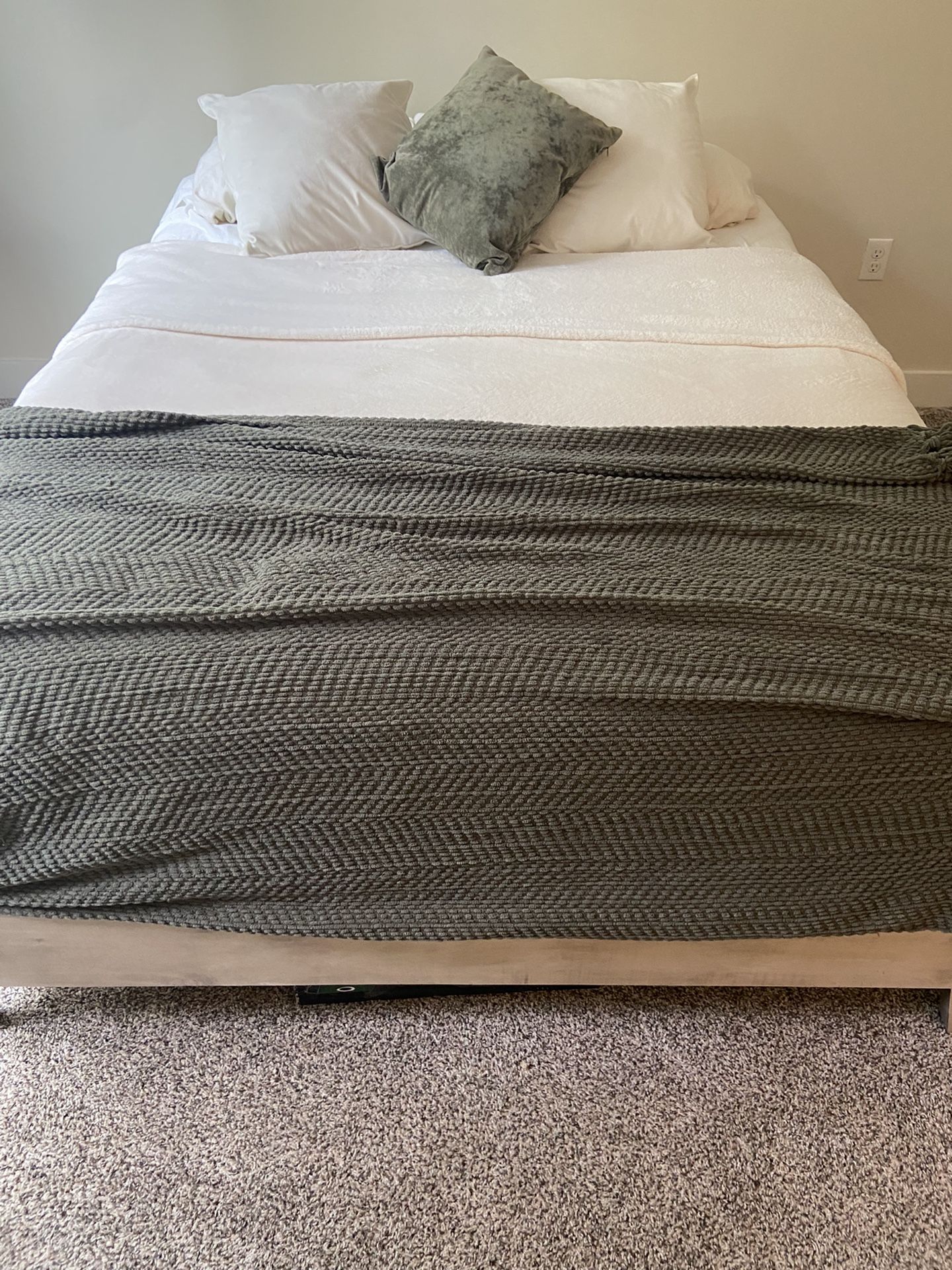 Queen Mattress And Frame!