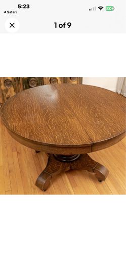 Antique table solid oak $6000