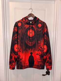 Dark Anime Eye Monster Unisex Hoodie