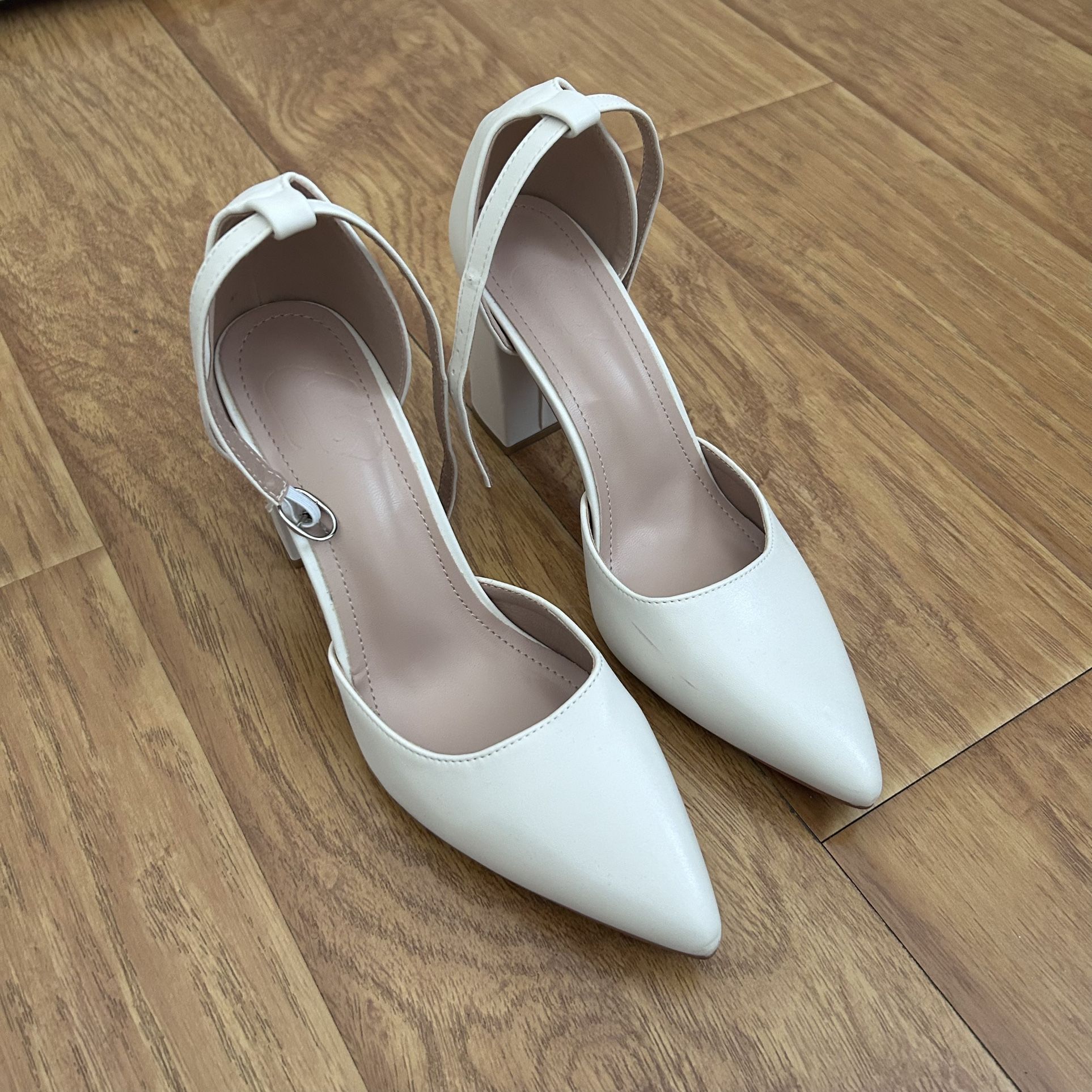 Ivory High Heels Size 9
