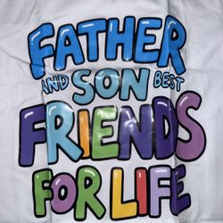 Father Son Best Friends T-Shirt 7-8