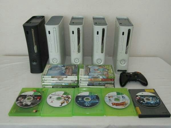 Lot of Broken Xbox 360 Systems, etc. - AS-Is, READ