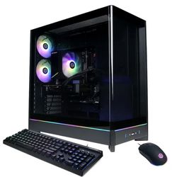 CyberPowerPC - Gaming Desktop - Intel Core i9-14900F - NVIDIA GeForce RTX 5070 12GB - 32GB DDR5 - 1TB PCle 4.0 SSD - Black