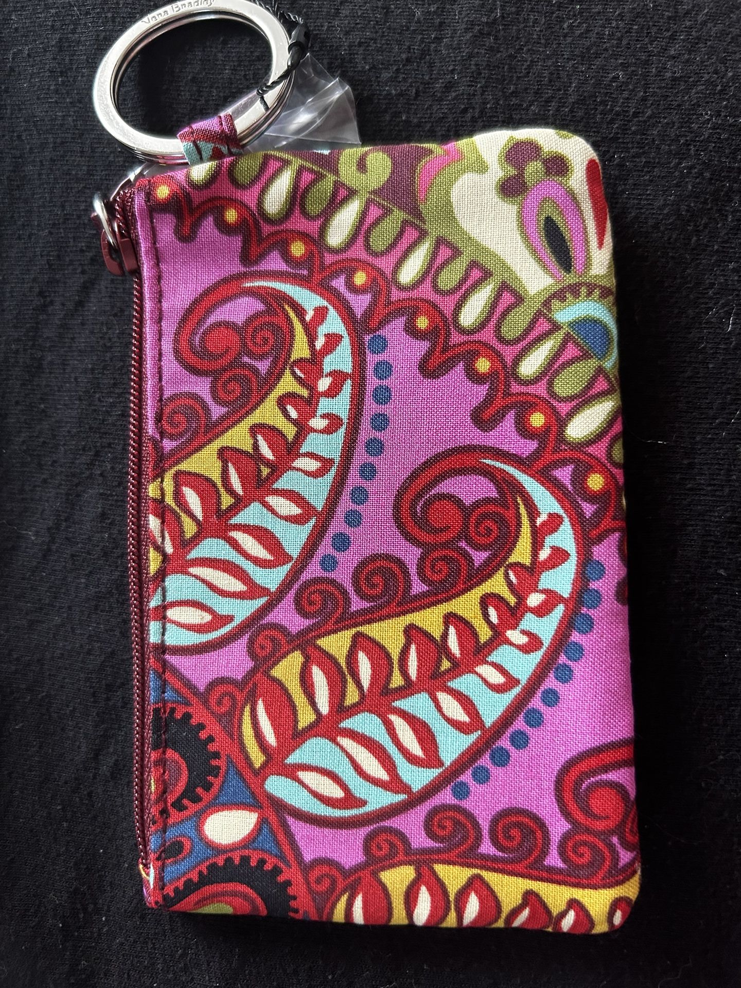 Vera Bradley Id Keychain Holder