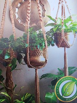 Macrame Holders, New With Tag - 27" L