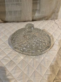 Lead Crystal Candy Dish with Lid