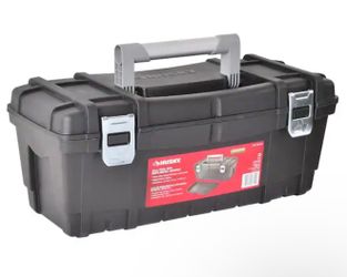 Husky 24 in Hand Tool Box Black THD2015-05A - New in Box - Durable Storage