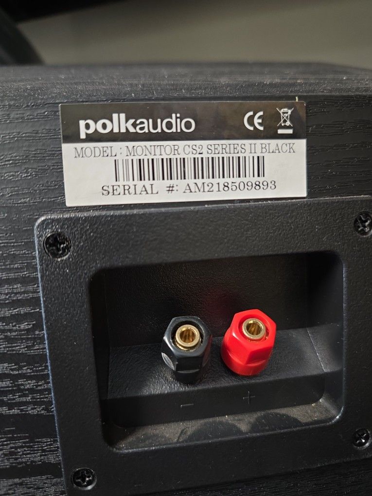 Polk Audio CS2 Center Speaker : GREAT CONDITION