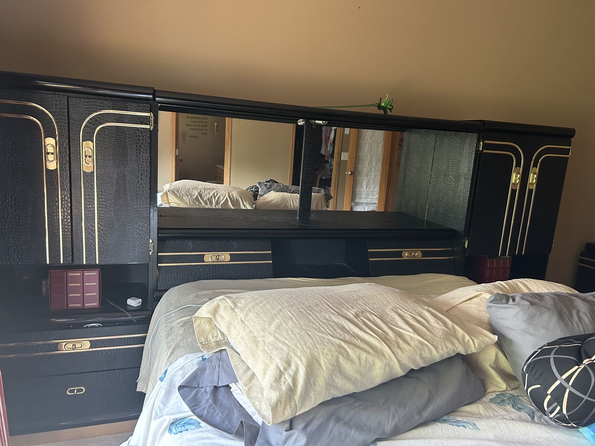 Wall Unit For Bed