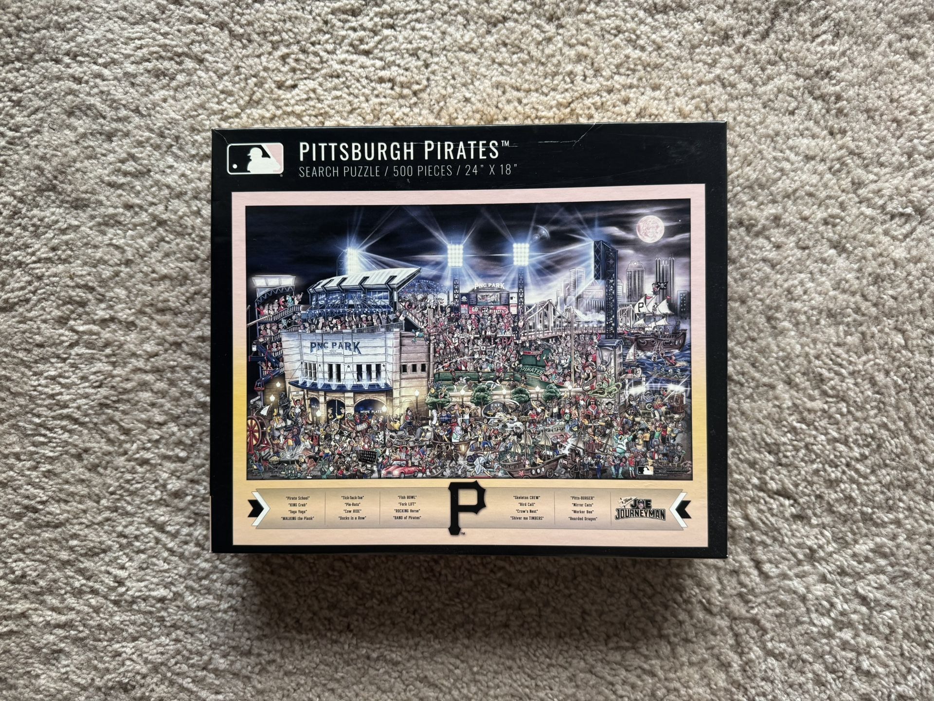Pittsburgh Pirates 500-Piece Joe Journeyman Puzzle