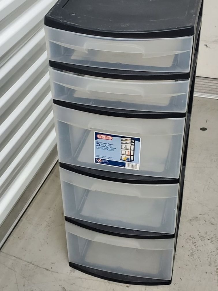 Plastic Storage drawers