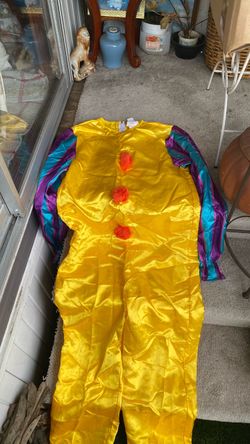 Adults costumes Halloween Sz. S. Penny wize killer klowns. Movies. 1990. Circus