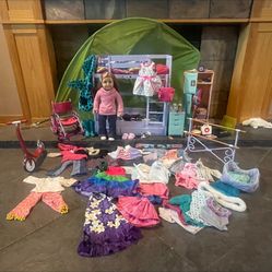 American Girl Doll & Accessories Set