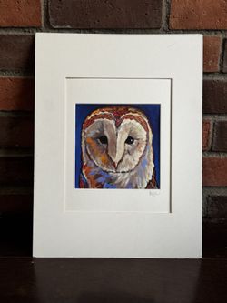 Owl Art Print - Signed By Artist