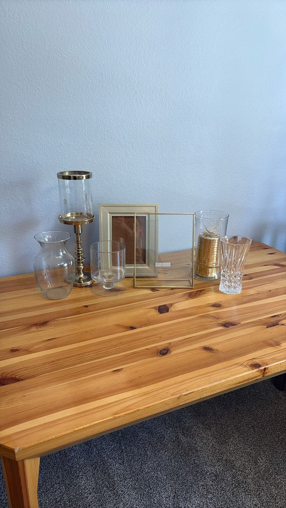 Decorative Vases, Candles And Frames.