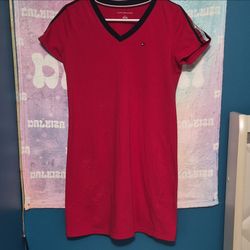Tommy Hilfiger Red T-Shirt Dress