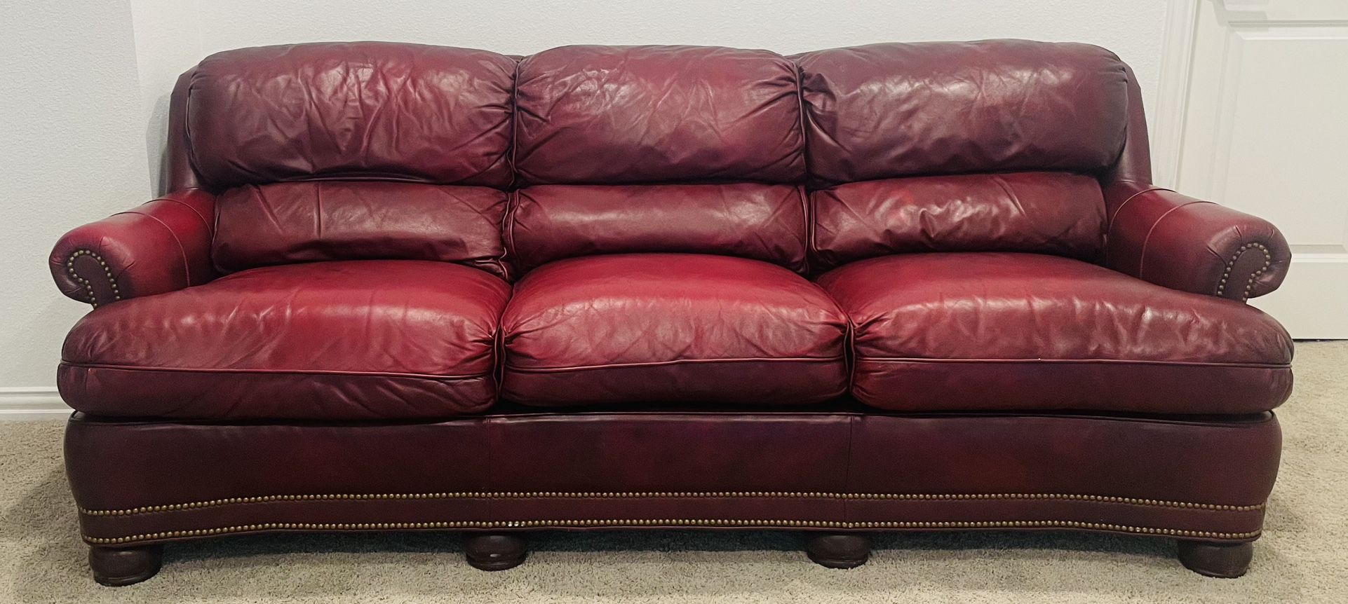 Hancock & Moore Leather Couch 