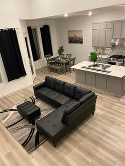 Sectional Black Couch