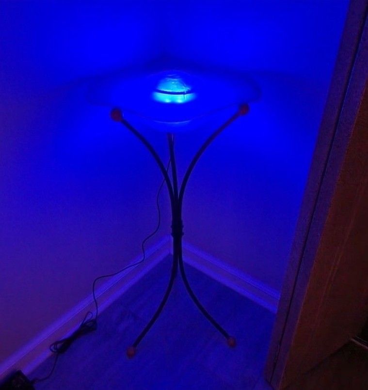 Decorative Floor Mist Humidifier Fountain With Color Changing LED Lights