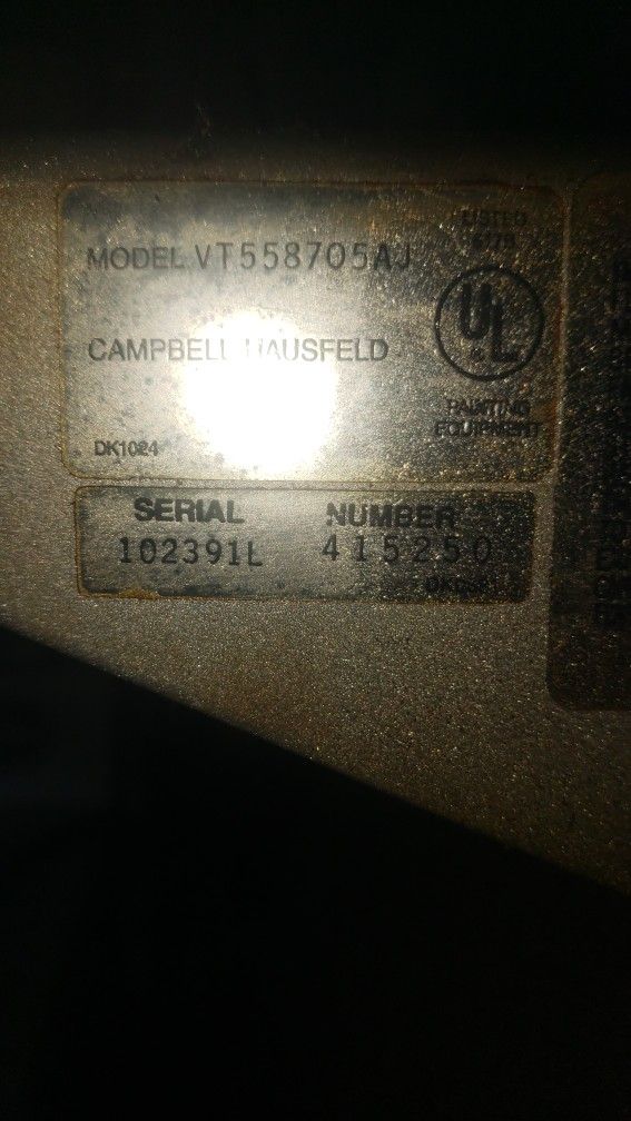 60 Gal. Campbell Hausfeld Air Compressor