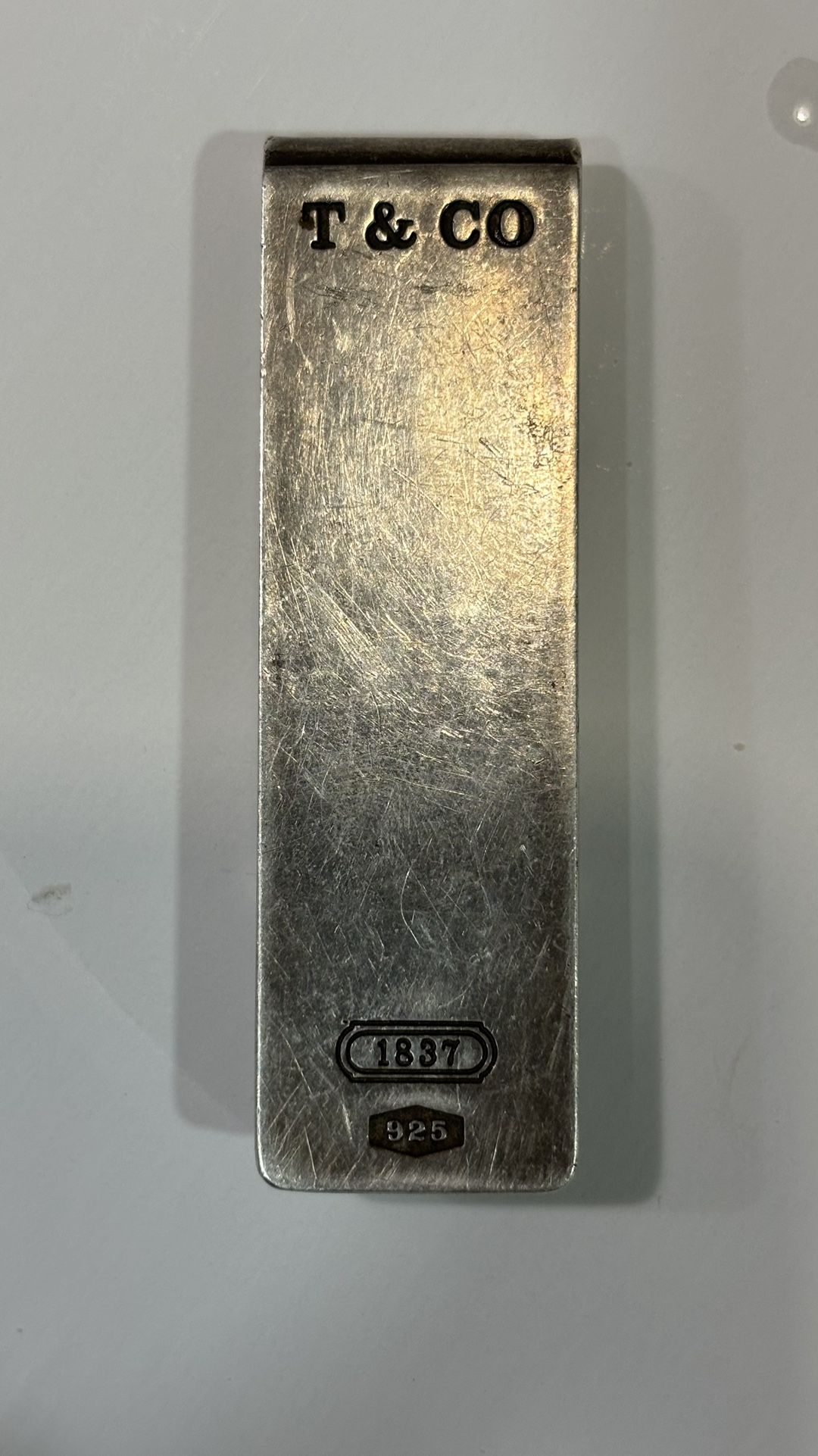 Vintage 1837 Tiffany and Co 925 Silver Money Clip