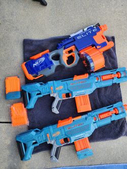 Nerf Elite 2.0 and Nerf Rapid-fire Elite