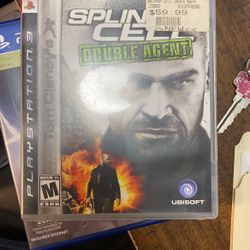 PS3 splinter cell double agent  