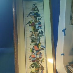 Yarn Art .Birds And Bird Houses..Pick Up In Selden..
