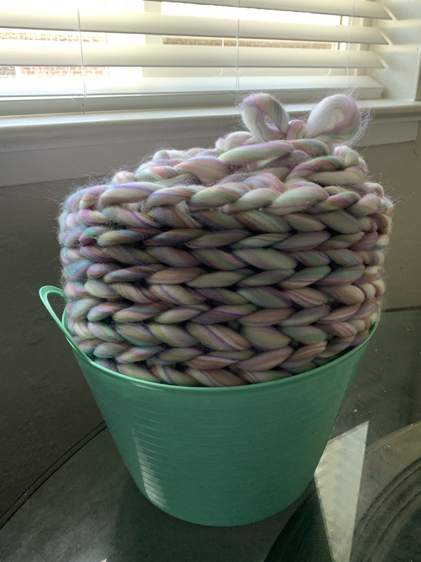 Hand Made Chunky Throw Blanket! 