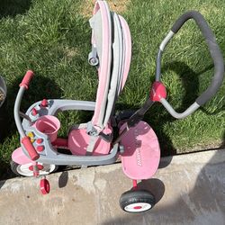 Radio flyer Pink multi stage for kids bike