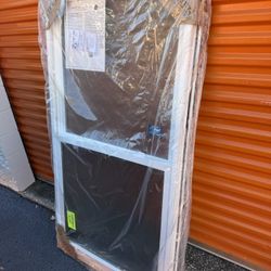 Premium Vinyl Single Hung Window, Tilt Florida Flange (5/8"), Frame Size 35 1/2 -in X 65 1/2 in),