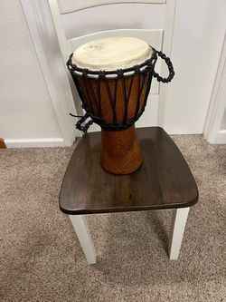 Wood Djembe Hand Drum