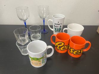 Kitchen Cups & Glasses Bundle – 10 Pieces